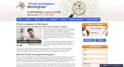 Desktop Screenshot of birmingham-privateinvestigators.co.uk
