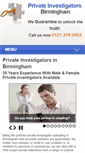 Mobile Screenshot of birmingham-privateinvestigators.co.uk