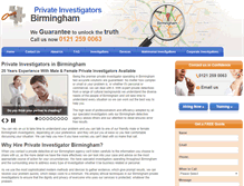 Tablet Screenshot of birmingham-privateinvestigators.co.uk